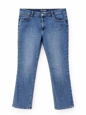 L.A. blues straight leg jeans stretch denim medium wash plus 18WS